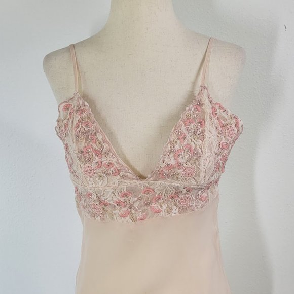 FREE PEOPLE  midnight magic maxi slip dress Sz M  NEW - Picture 4 of 10